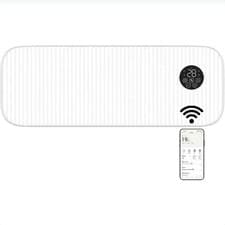 Image of Mylek Overdoor Air Curtain Heater Fan 2000W White Warm Cool Remote Wall Mount