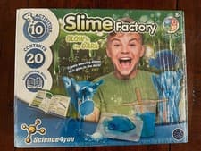 Image of Science4You Glow in the Dark Slime Factory STEM 19 Experiments 8+ New