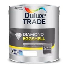 Image of Dulux Trade Paint Diamond Eggshell PURE BRILLIANT WHITE