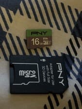 Image of PNY Micro SD Card 16GB + Adapter