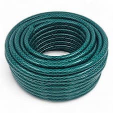 Image of Garden Hose Pipe Reinforced Braided PVC Watering Hosepipe Reel 30M 50M 100M