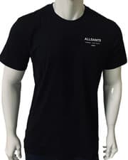 Image of ALL SAINTS BRAND NEW ELEGANT SHORT SLEEVE CREW NECK T-SHIRT