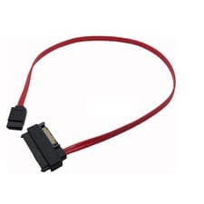 Image of SFF-8482 SAS 29Pin to 7Pin SATA Hard Disk Drive Raid Cable with 15Pin SATA 0.5m