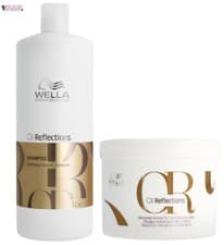 Image of Wella Oil Reflections Shampoo 1000ml / Mask 500ml Luminous Reveal or Set/Kit