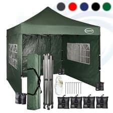 Image of MAXIMUS Heavy Duty Gazebo 3x3m Pop Up Commercial Gazebo Market Stall Marquee WS