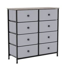 Image of Vida Designs Fabric Chest of Drawers Storage Cabinet Bedroom Hallway 'UKFR'