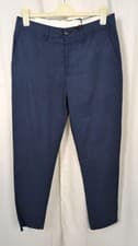 Image of Ben Sherman Oxford Trousers Navy Marl W34 L34 LN063 AA 06