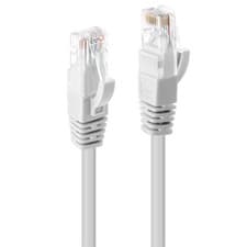 Image of LINDY 0.5m Cat.6 U/UTP Network Cable, White 0.5m White