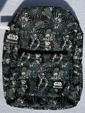 Image of BNWT Loungefly Backpack - Disney Star Wars Stormtroopers Zipper Lucas NEW