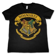 Image of Officially Licensed Harry Potter - Hogwarts Crest Kids T-Shirt Age 3-12 Years