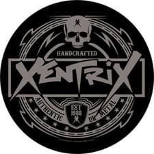 Image of XENTRIX BACK PATCH : EST. 1988 :thrash metal round Official Licenced Merchandise