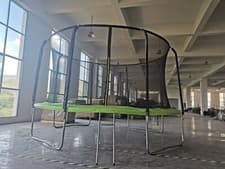 Image of 14FT Trampoline Safety Enclosure Net Ladder Weatherproof Rain Cover 150 kg*4 Leg