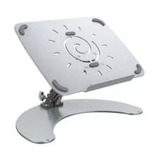 Image of Adjustable Height-and-Angle Aluminum Laptop Stand, SLYPNOS Cooling Ventilated