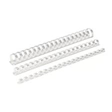 Image of Fellowes Binding Comb A4 12mm White Pack 100 (53462)