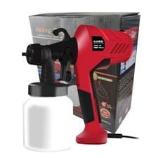Image of Red 500w Mural Wall Airless Paint Sprayer Electric Hand Held Power Spray Gun #A6