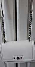 Image of ACCESSORIZE Off White Small Crossbody Handbag adjustable strap New with Tags