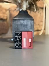 Image of NARS Mini Afterglow Liquid Blush Lip Shine Duo Dolce Vita and Aragon Set x2 NIB