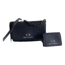 Image of Brand New With Tags Armani Exchange Black Crossbody Bag With Purse