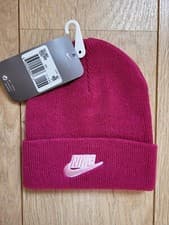 Image of Girls Boys Nike Beanie hat Infants Children Purple Junior
