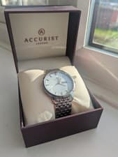 Image of Men's Accurist Watch 7240 - 38mm Stainless Steel - Date/Day Movement