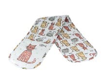 Image of Oven Gloves Double Heat Resistant Cat Themed Kitchen Gift Cooks Bakers Cat Lover