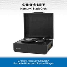 Image of Crosley Mercury Bluetooth Turntable 3-Speed Vintage Vinyl Record Player CR6255A
