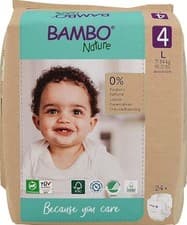 Image of Bambo Nature Eco-Nappy Size 4 - 24 Nappies