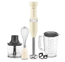 Image of KITCHENAID HAND BLENDER WITH ACCESSORIES - Almond cream