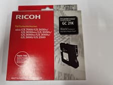 Image of RICOH GC21 K Black Cartridge for RICOH Aficio GX7000/GX3050SFN/GX5050N