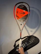 Image of Brand New Dunlop Squash Racquet + Cover D-SR Hyperfibre+ XT Revelation Pro HL