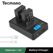 Image of 2X 1500mAh Battery EN-EL20 EN-EL20a+Charger For Nikon 1 J1 1 J2 1 J3 1 S1 V3 AW1