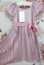 Image of BNWT MONSOON Pink Sparkle MERCURY Flower Girl Party Occasion Dress 18-24 €53