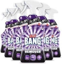 Image of Cillit Bang Black Mould Remover Spray Removes Mould, Mildew & Dirt 750ml x 6