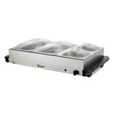 Image of Swan 4 Tray Buffet Server SBS77DYS Silver DENT