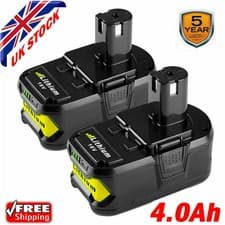 Image of 2X For Ryobi P108 18V 4.0Ah Lithium ONE+ Battery RB18L50 P122 P104 RB18L40 P107