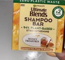 Image of Ultimate Blends Honey Treasures Strengthening Shampoo Bar for Damaged Hair 60g