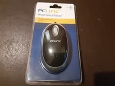 Image of PC Line Wired Optical Mouse • 3 Button & Scroll Wheel • USB PCL-WS01 New Sealed