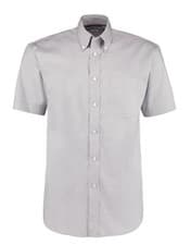 Image of Mens Short Sleeve Shirt Kustom Kit KK109 Classic Fit Premium Oxford Shirts