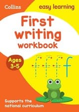 Image of First Writing Workbook Ages 3-5: Ideal for home learning (Collins Easy...