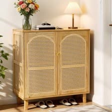 Image of Large 2 Door Hallway Living Room Sideboard Wooden Storage Cabinet Unit Furniture