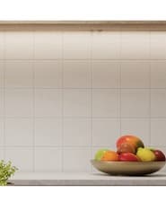 Image of Cascade White Gloss Wall Tiles 150 x 150mm Pack of 44 (1m2) 2 packs available