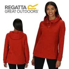 Image of New Size 20  Regatta Kizmit II Hoodie Marl Lightweight  Fleece Jumper 