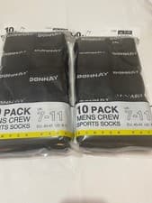 Image of Donnay Men's Socks Multi-Pack Size 7-11, 12+, Multicoloured New Free UK Shipping