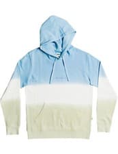 Image of Quiksilver Ombre Dye Pullover Hoody in Airy Blue Ombre Dye