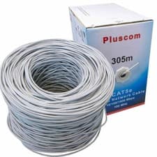 Image of 305M Cat5e Network Ethernet Cable RJ45 Coil Shielded Lead FTP Roll Reel Boxed UK