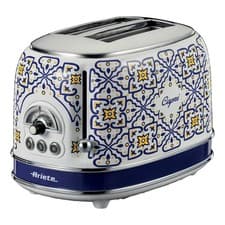 Image of Ariete 155 Capri Toaster, 810W, 2 Slices, 6 Levels of Gilding, Crumb Tray