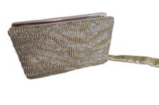 Image of Accessorize Bridal Hand-beaded Clutch Bag with Chain Strap