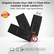 Image of New Kingston 32GB 64GB 128GB 256GB Exodia USB Flash Drive Memory Stick USB 3.2