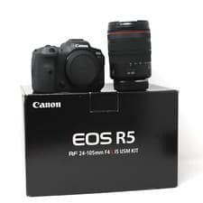 Image of Canon R5 Mirrorless Camera + RF 24-105mm f/4L Lens