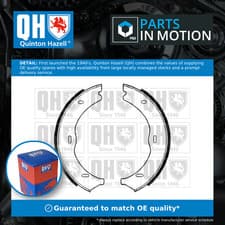 Image of Handbrake Shoes Set BS1177 Quinton Hazell Parking 6394200220 4474206400 Quality